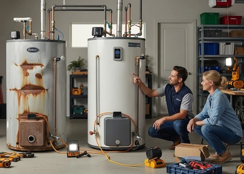 when to replace hot water tank