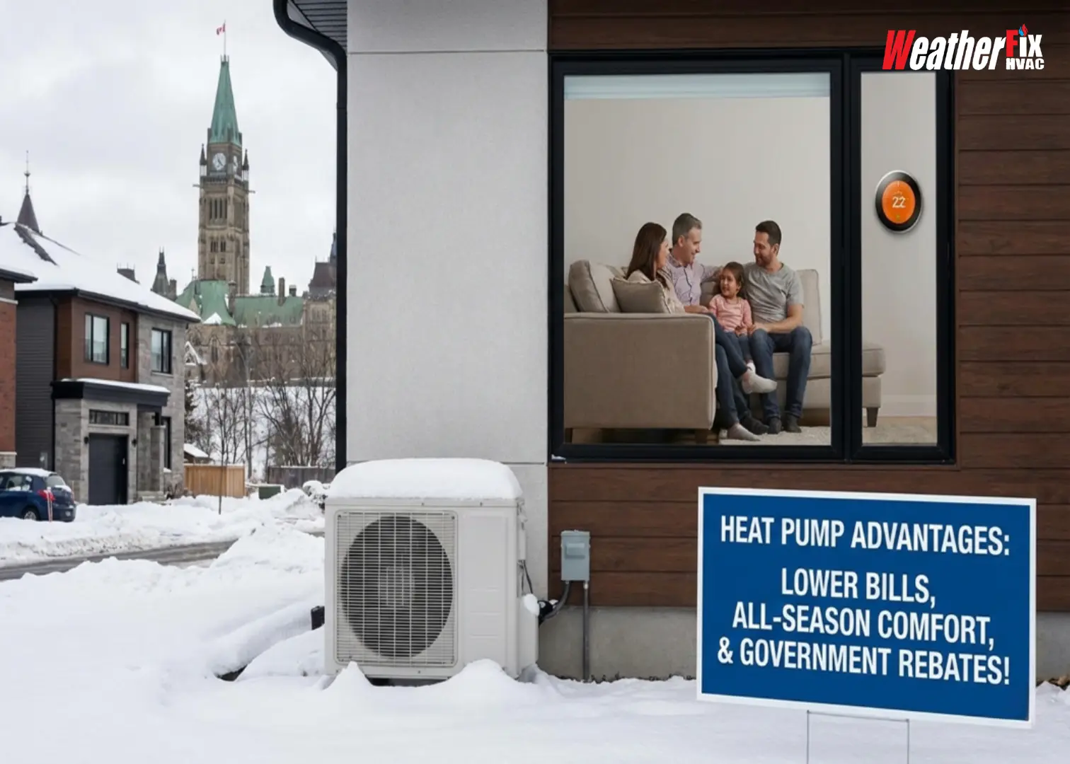 what are the advantages of having a heat pump in ottawa