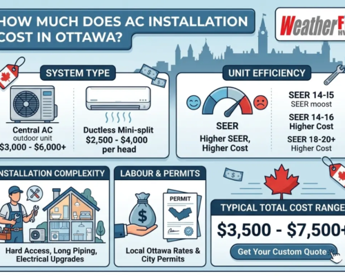 how much does ac installation cost in ottawa