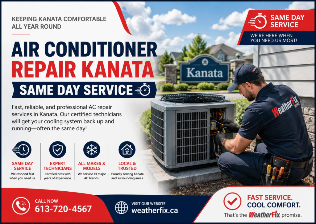 air conditioner repair Kanata same day service