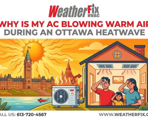 why is my ac blowing warm air during an ottawa heatwave