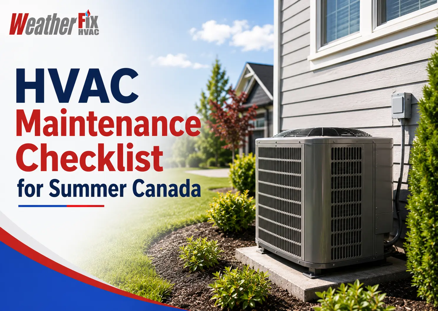 hvac maintenance checklist for summer canada